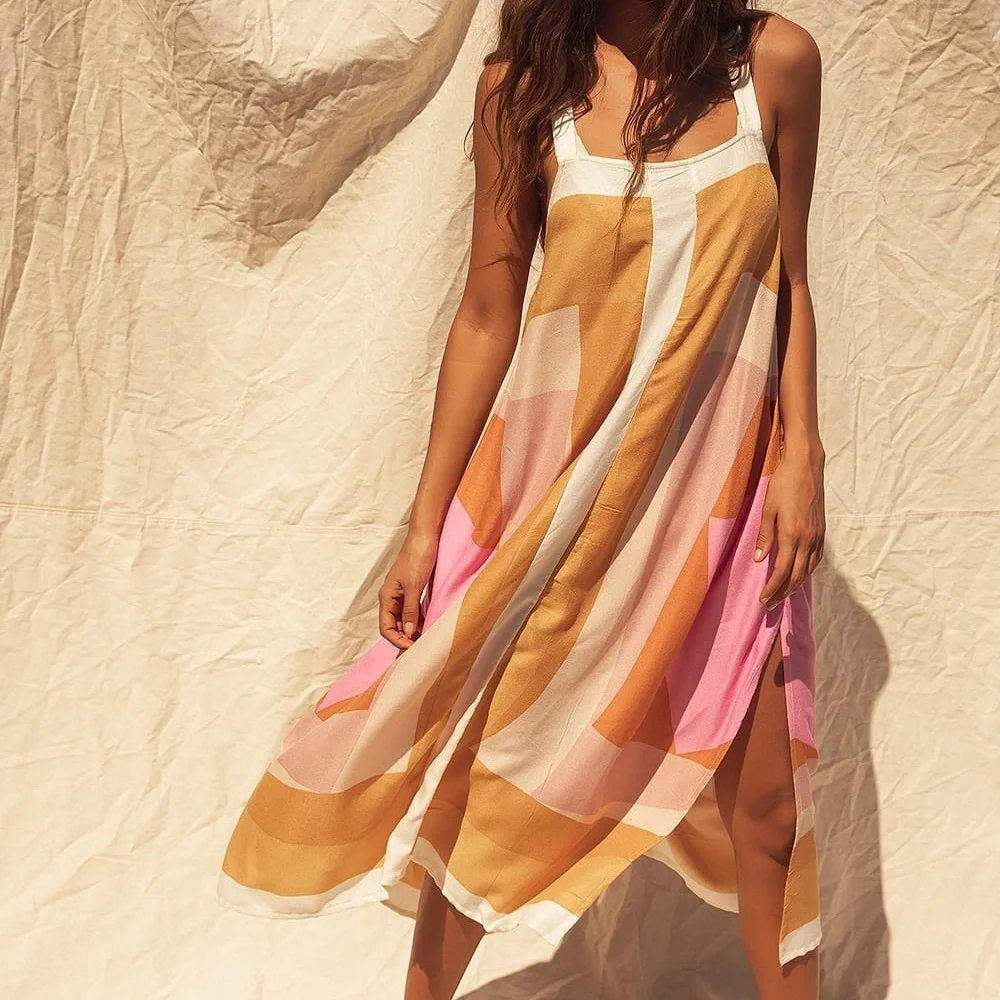Miranda White Multi Geometric Print Midi Dress
O'Neill - Picture 1 of 16
